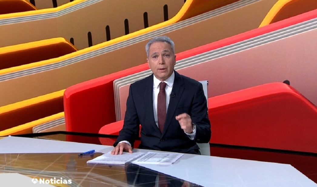 Vicente Vallés en 'Antena 3 Noticias'.