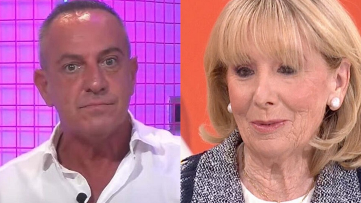 Víctor Sandoval y Esperanza Aguirre.