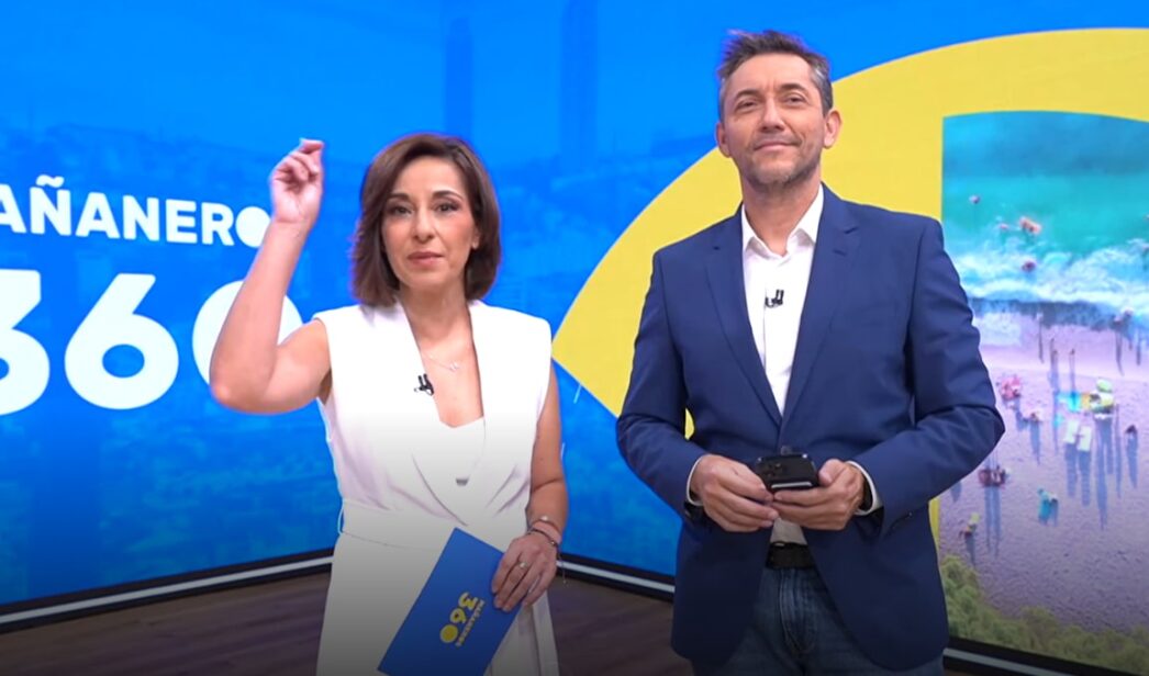 Adela González y Javier Ruiz en 'Mañaneros 360'.