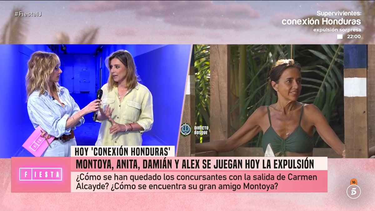 Sandra Barneda y Emma García en 'Fiesta'.