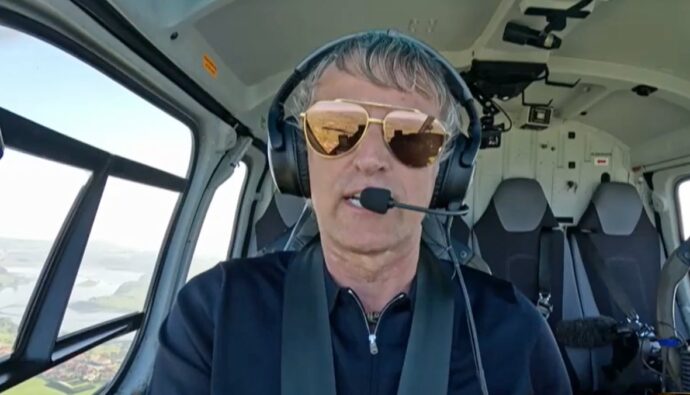 Jesús Calleja en 'Volando voy, volando vengo'.