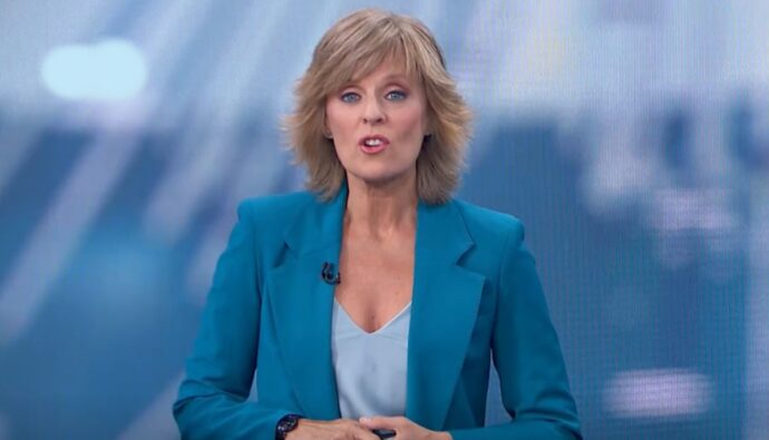 Marta Carazo en el 'Telediario 2'.