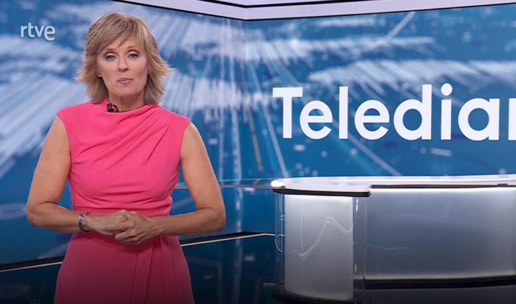 Marta Carazo en el 'Telediario 2'.