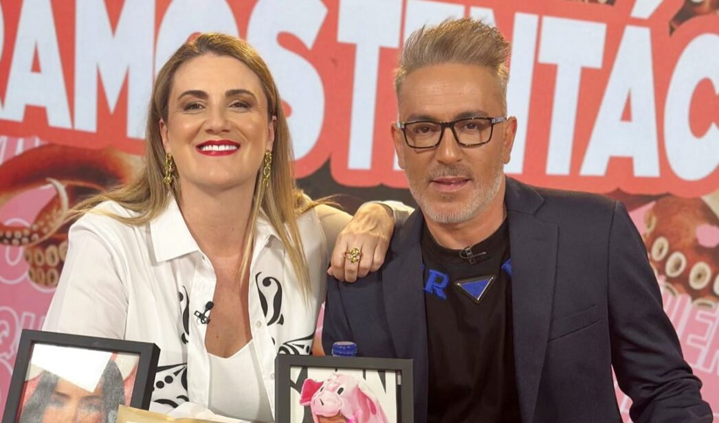 Carlota Corredera y Kiko Hernández en 'Ni que fuéramos tentáculos'.