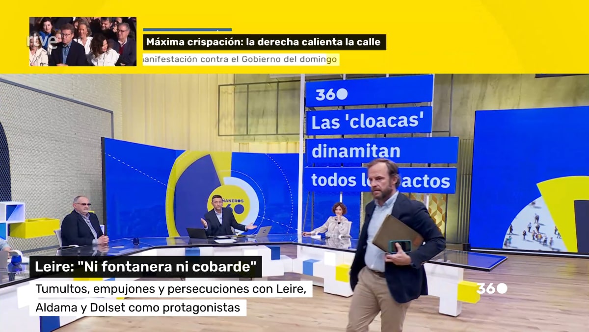 Chapu Apalaoza abandona 'Mañaneros 360', el programa de Javier Ruiz.