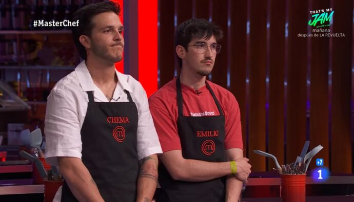 Chema y Emilio en 'MasterChef 13'.