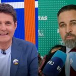 Jesús Cintora y Santiago Abascal.