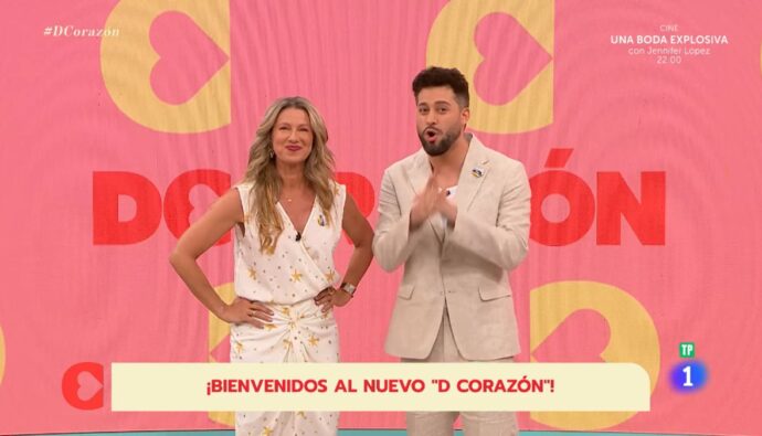 Anne Igartiburu y Javier de Hoyos en 'D Corazón'.