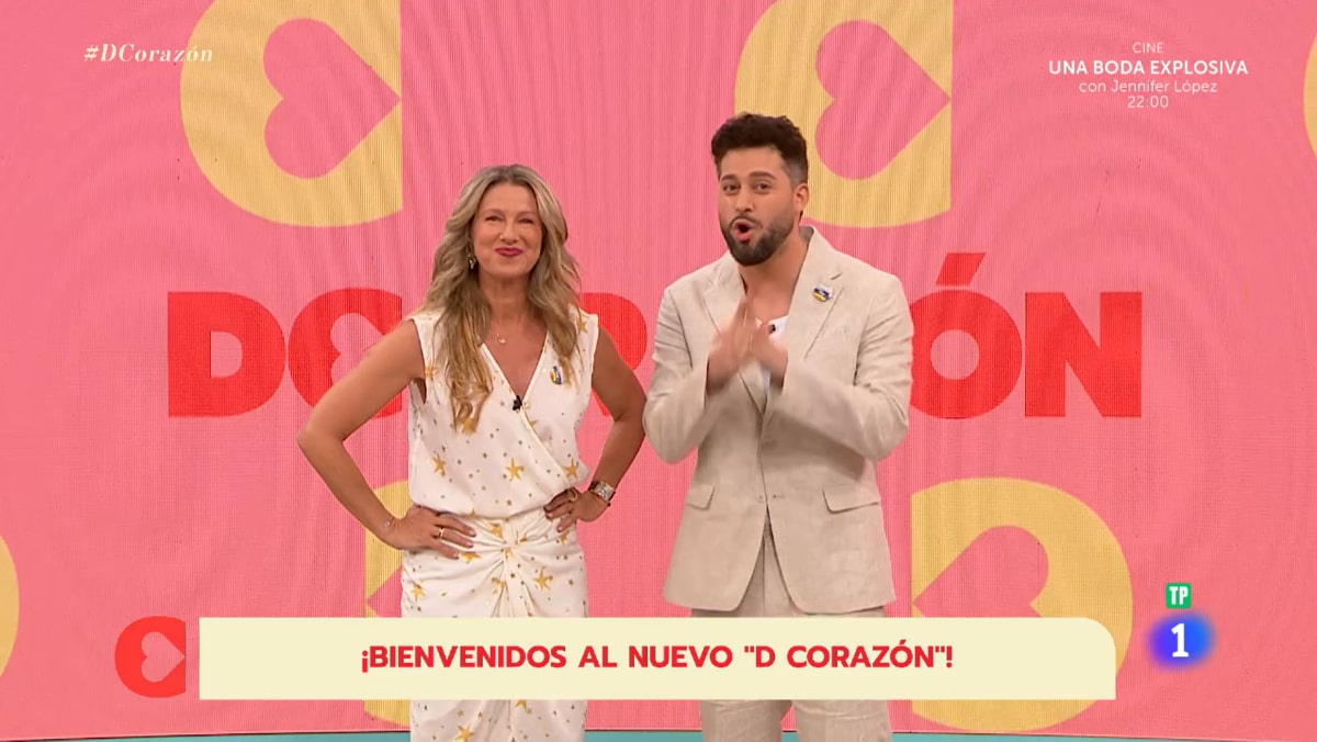 Anne Igartiburu y Javier de Hoyos en 'D Corazón'.