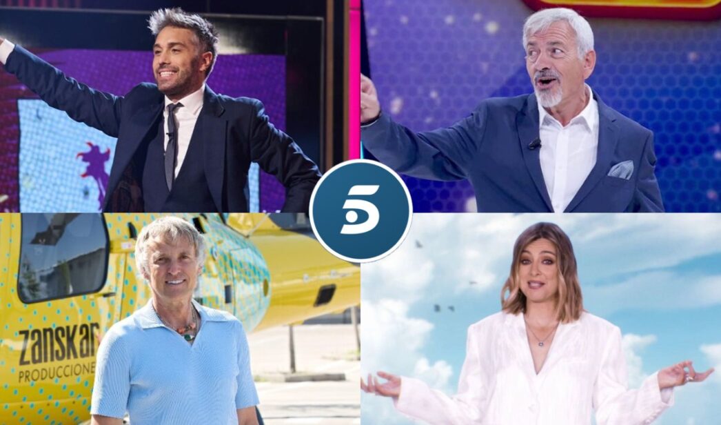 Dani Martínez, Carlos Sobera, jesús Calleja y Sandra Barneda.