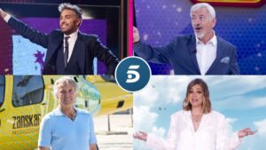 Dani Martínez, Carlos Sobera, jesús Calleja y Sandra Barneda.