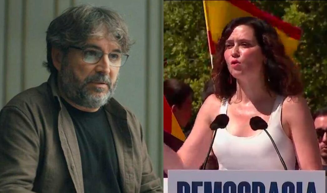 Jordi Évole e Isabel Díaz Ayuso.