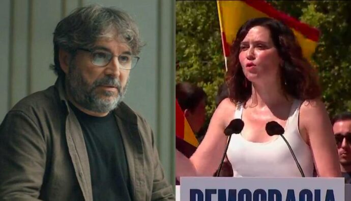 Jordi Évole e Isabel Díaz Ayuso.