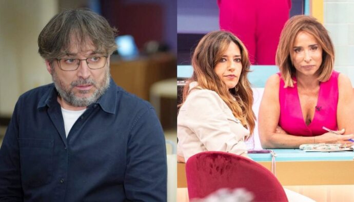 Jordi Évole y 'La familia de la tele'.