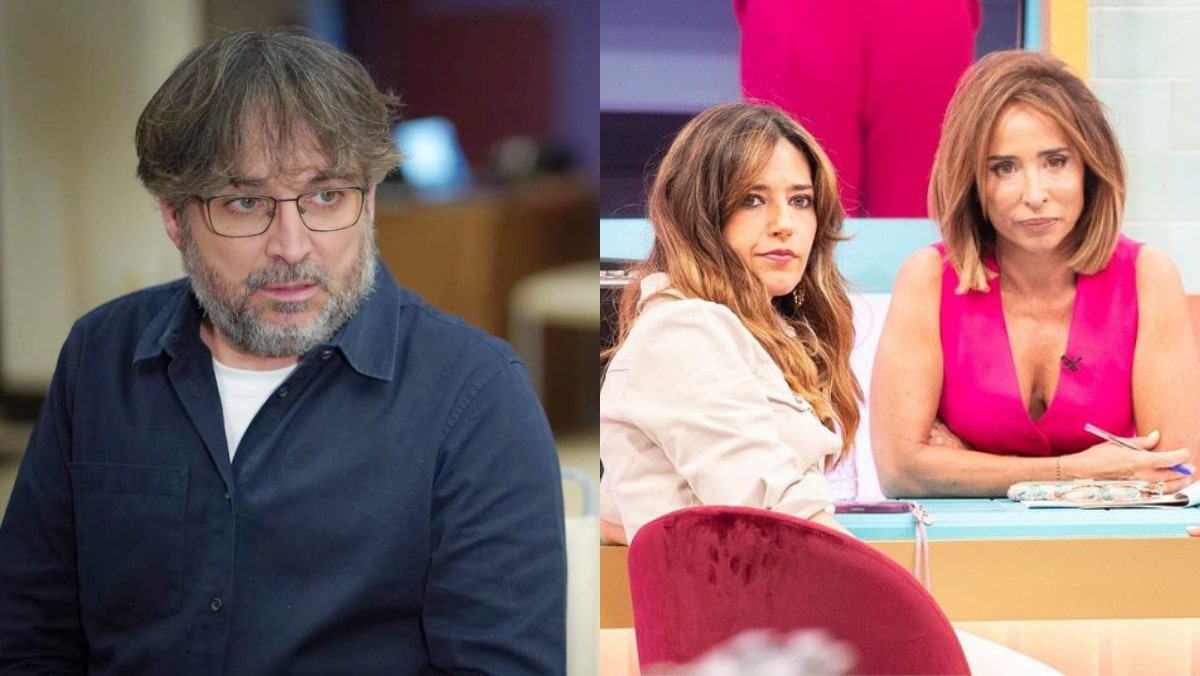 Jordi Évole y 'La familia de la tele'.
