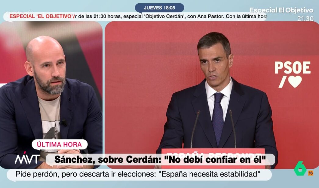 Gonzalo Miró en 'Más vale tarde'.