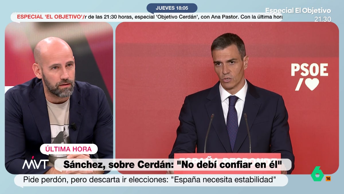 Gonzalo Miró en 'Más vale tarde'.