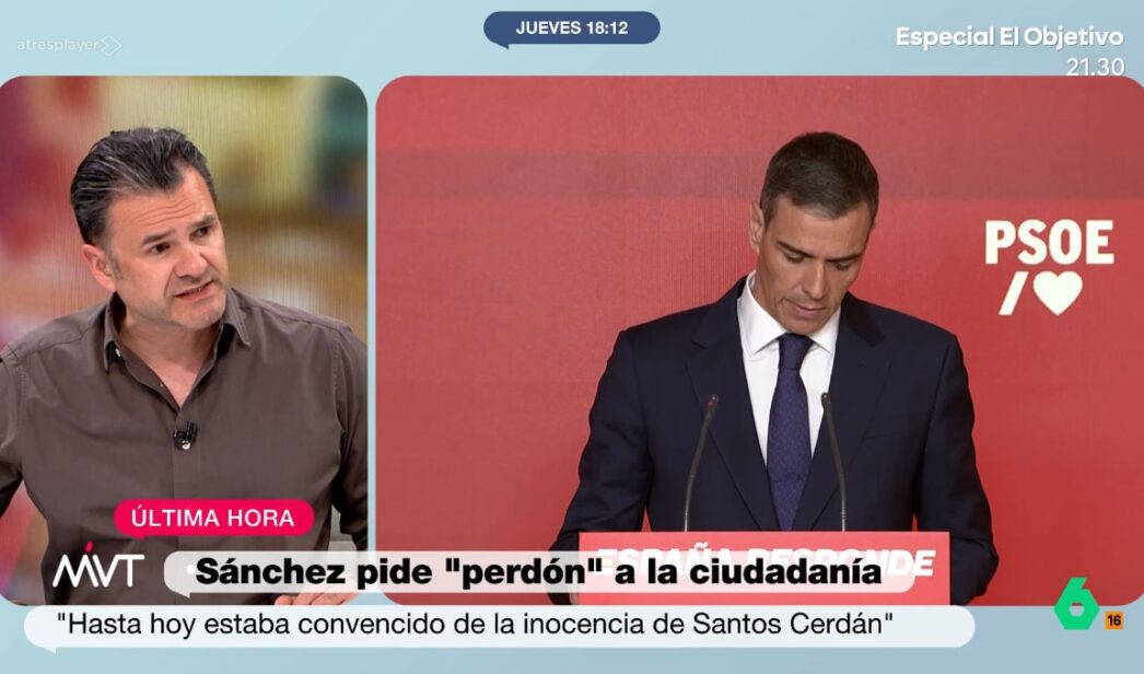 Iñaki López en 'Más vale tarde'.