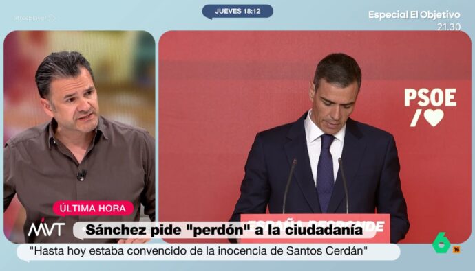 Iñaki López en 'Más vale tarde'.
