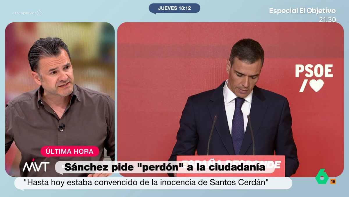 Iñaki López en 'Más vale tarde'.