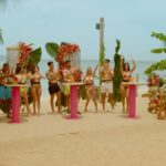 Concursantes de 'Jugando con fuego: España' y Alba Carrillo.