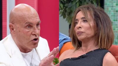 Kiko Matamoros y María Patiño en 'La familia de la tele'.
