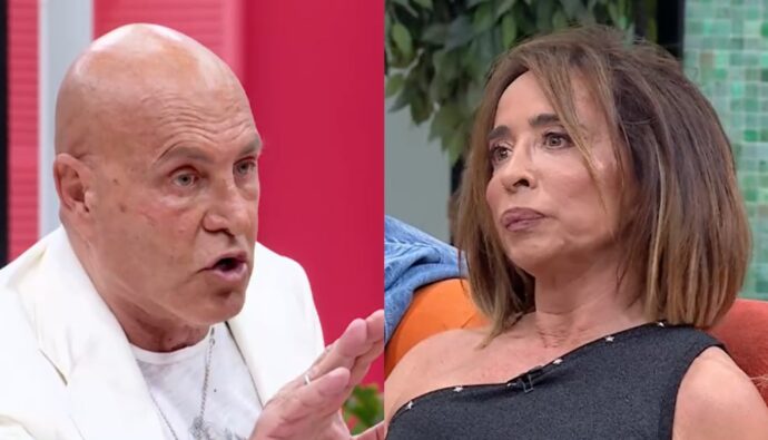 Kiko Matamoros y María Patiño en 'La familia de la tele'.