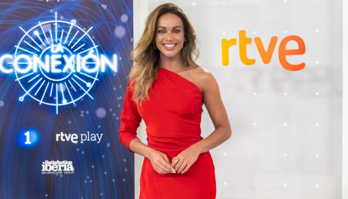 Lara Álvarez en la presentación de 'La conexión'.