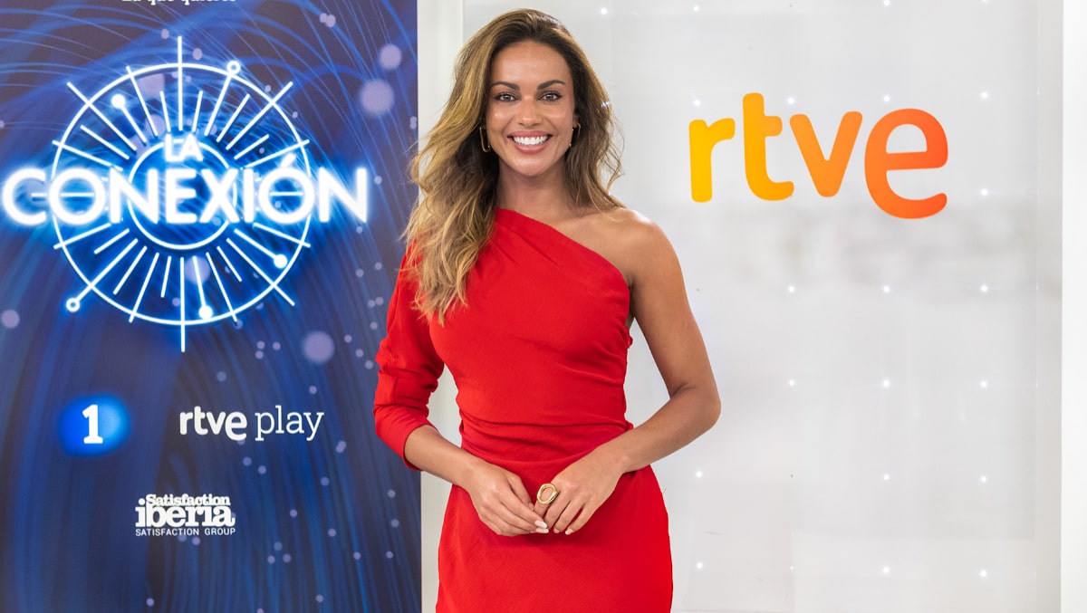 Lara Álvarez en la presentación de 'La conexión'.