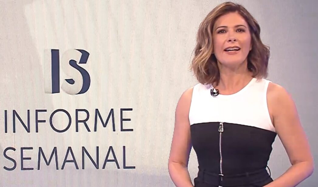 Lara Siscar en 'Informe Semanal'.