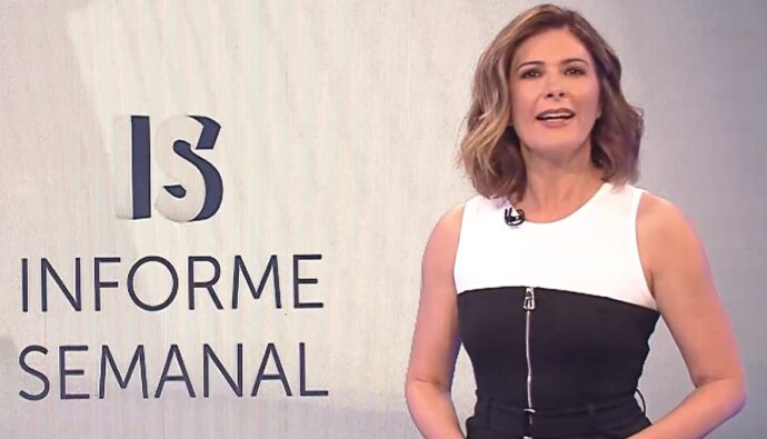 Lara Siscar en 'Informe Semanal'.