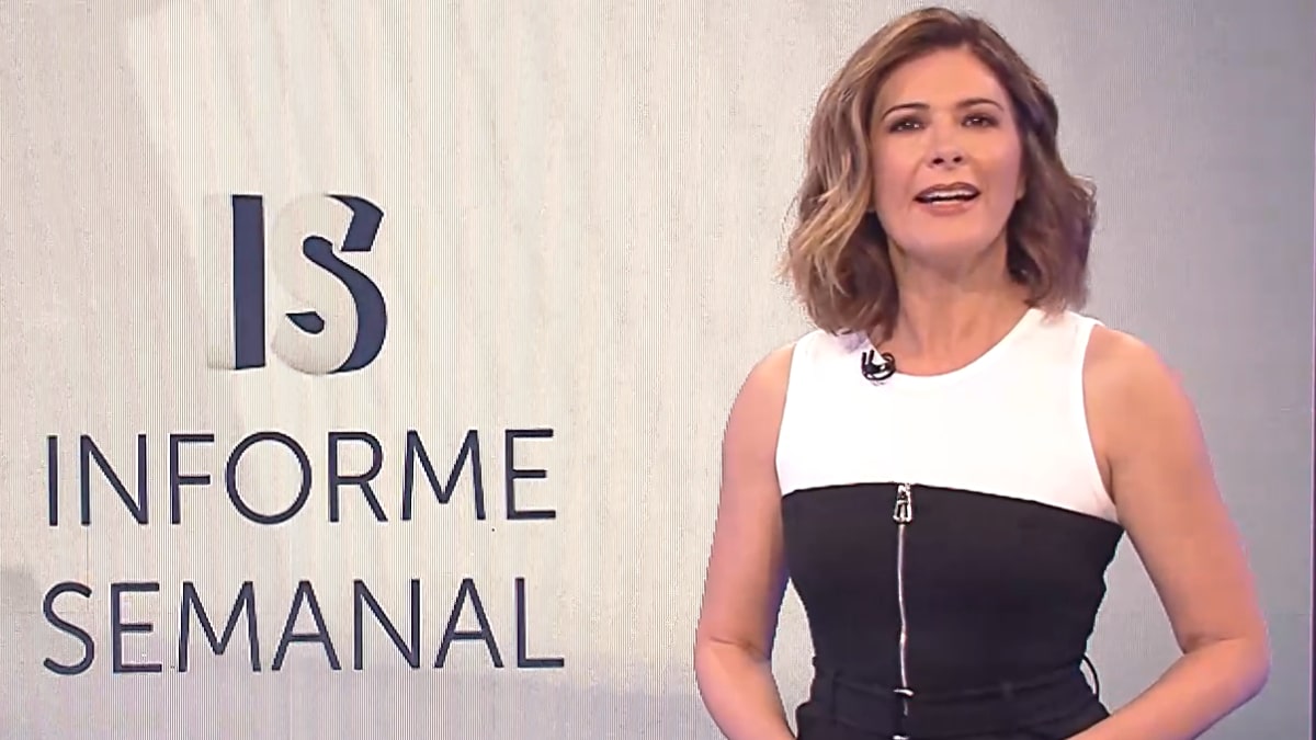 Lara Siscar en 'Informe Semanal'.
