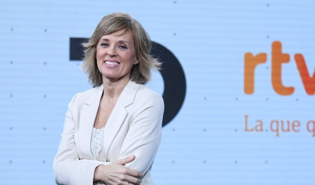 Marta Carazo en el 'Telediario'.