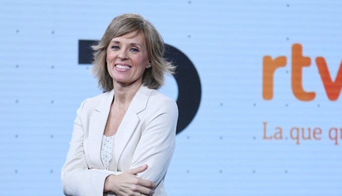 Marta Carazo en el 'Telediario'.