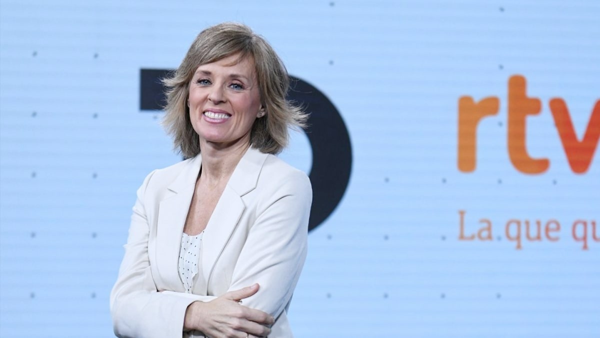 Marta Carazo en el 'Telediario'.