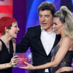 Manel Fuentes y Melani García en 'Tu cara me suena 12'.