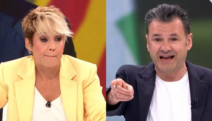 Cristina Pardo e Iñaki López en 'Más vale tarde'.