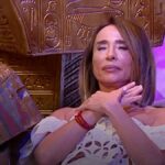 María Patiño en el fin de 'La familia de la tele'.
