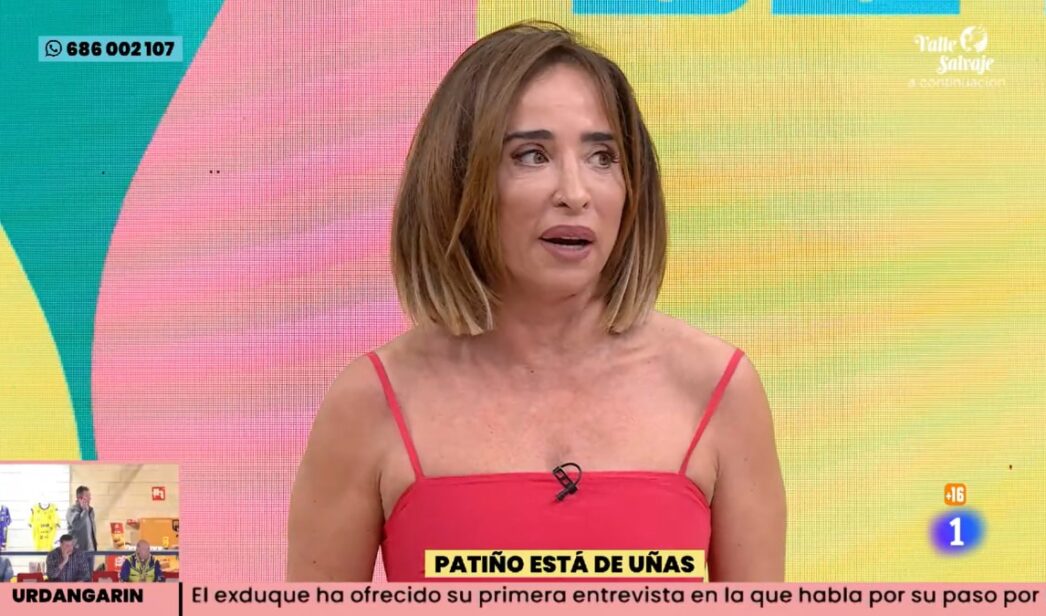 María Patiño en 'La familia de la tele'.