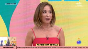 María Patiño en 'La familia de la tele'.