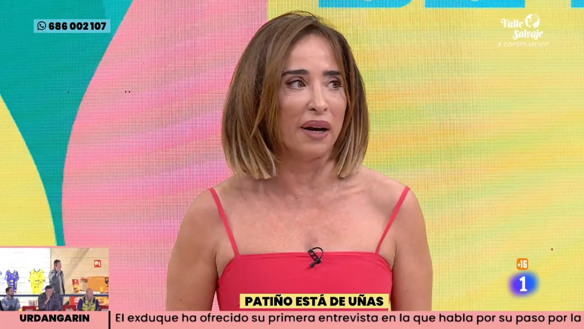 María Patiño en 'La familia de la tele'.