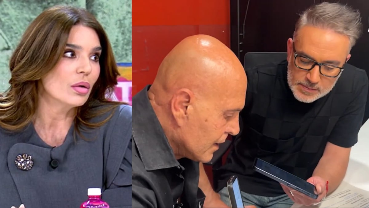 Raquel Bollo, Kiko Matamoros y Kiko Hernández.