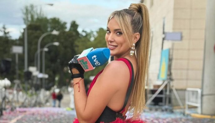 Marta Riesco en 'La familia de la tele'.