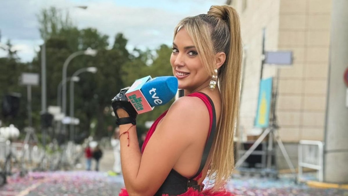 Marta Riesco en 'La familia de la tele'.