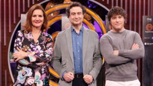 Samantha Vallejo-Nágera, Pepe Rodríguez y Jordi Cruz en 'MasterChef'.