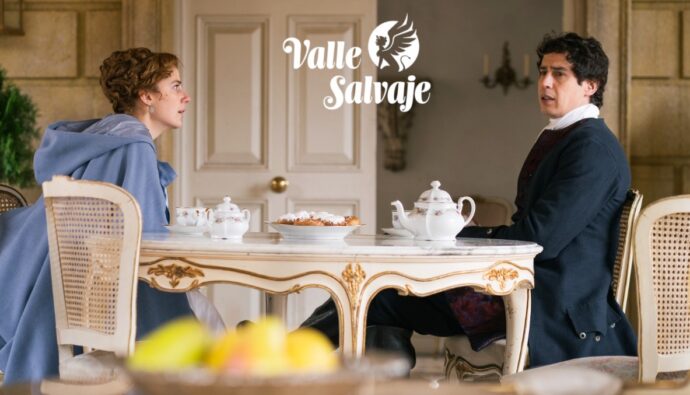 Adriana y Julio en 'Valle Salvaje'.