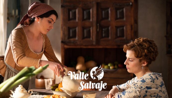 Luisa y Adriana en 'Valle Salvaje'.