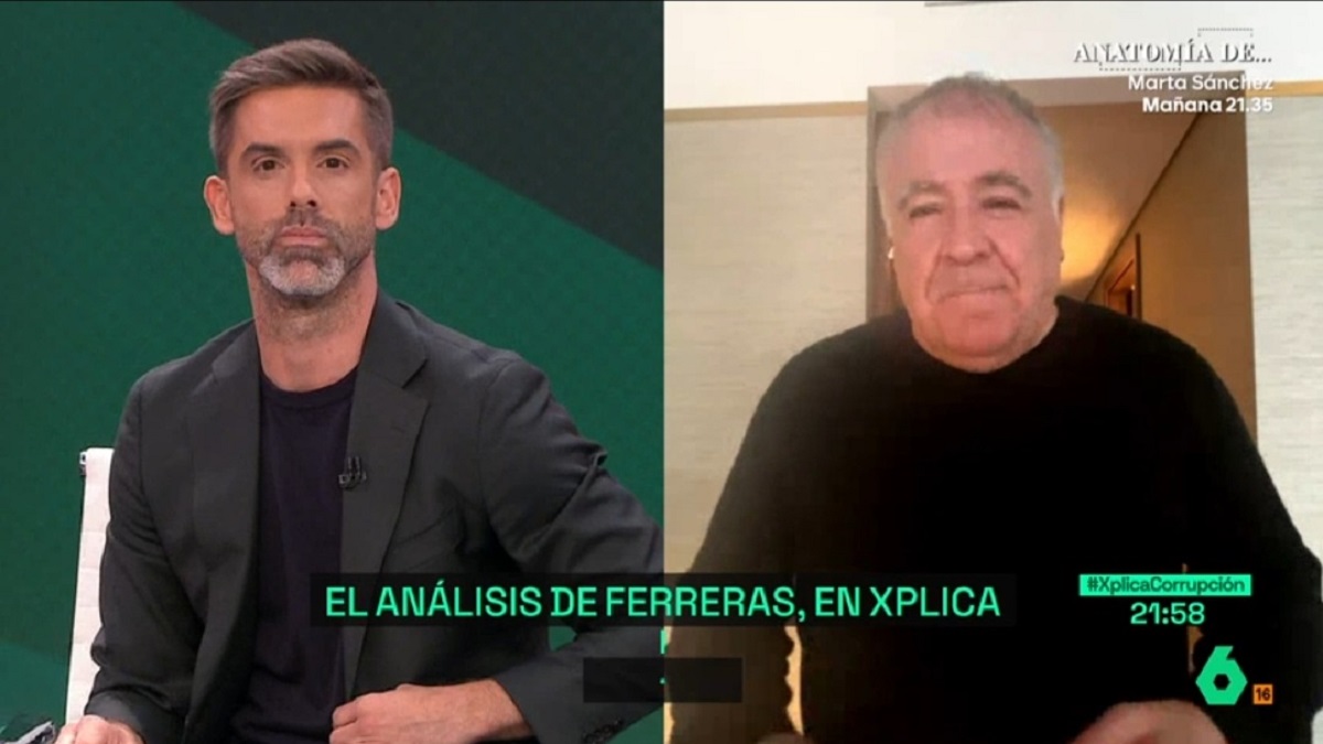 Ferreras con José Yélamo en 'La Sexta Xplica'.