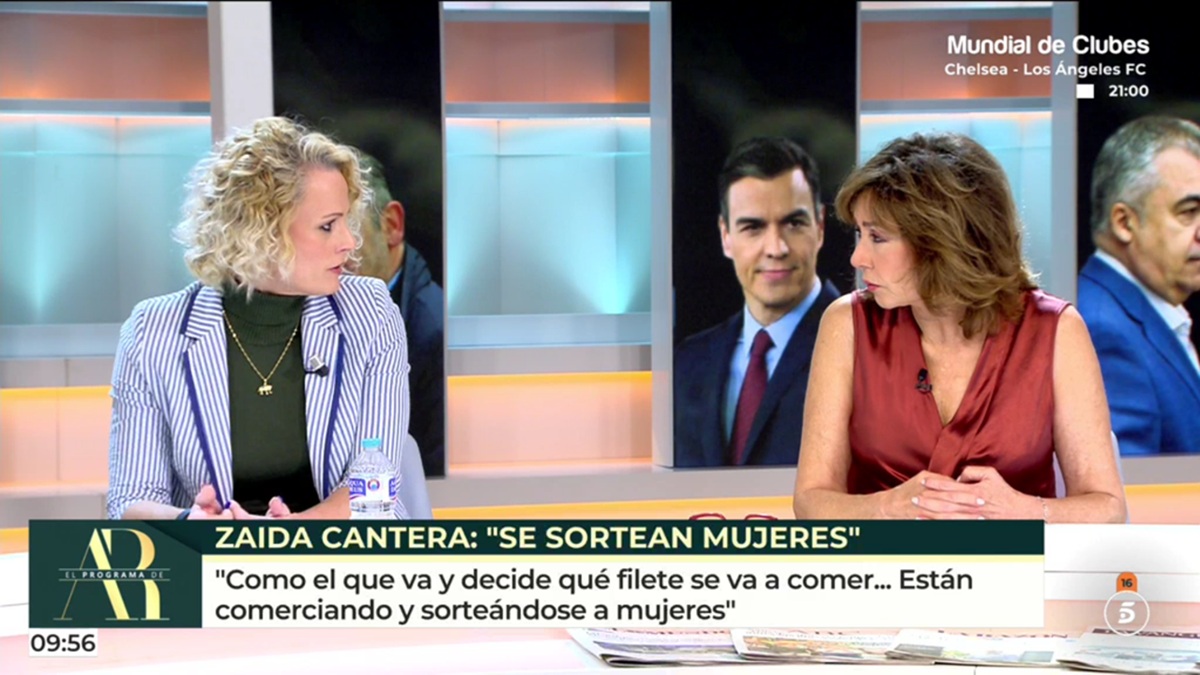 Ana Rosa Quintana y Zaida Cantera en 'El programa de AR'