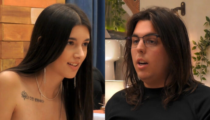 Sara y Martí en 'First Dates'